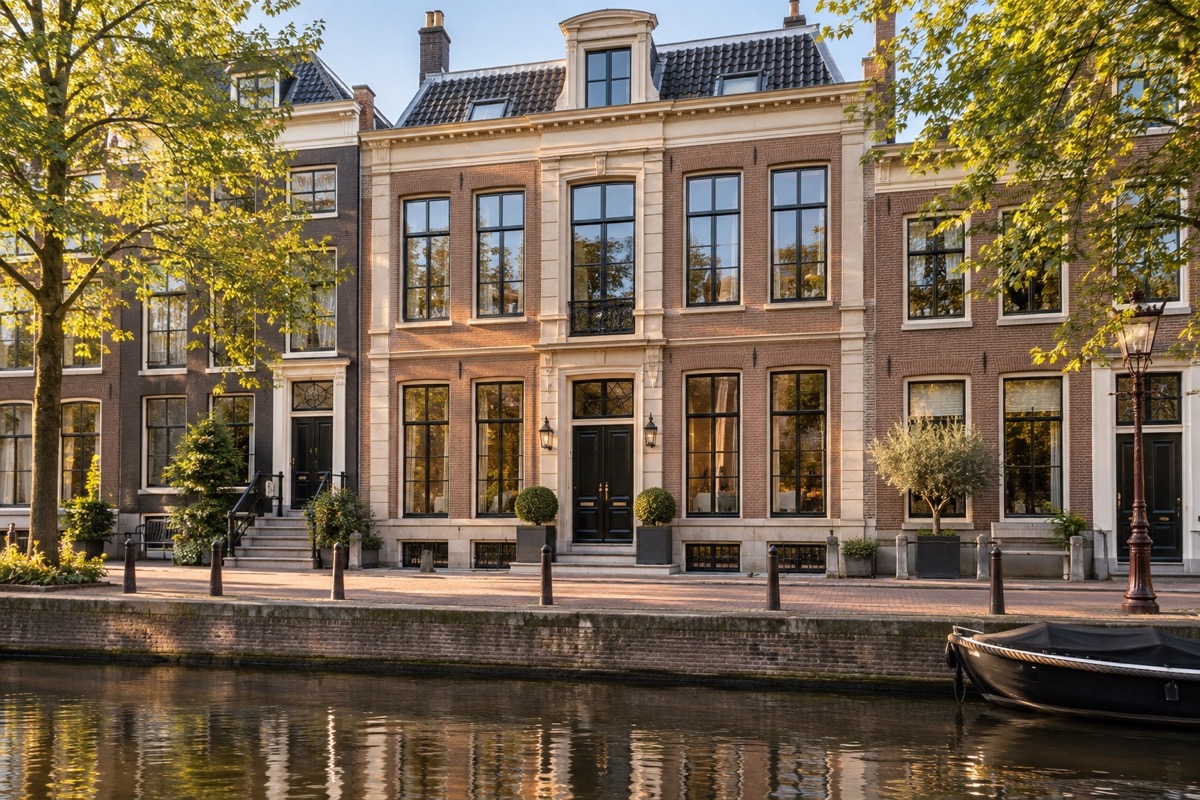 Sfeervol grachtenpand als illustratie van een objectdossier